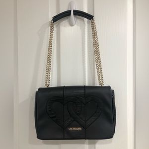Love Moschino black and gold bag (new)